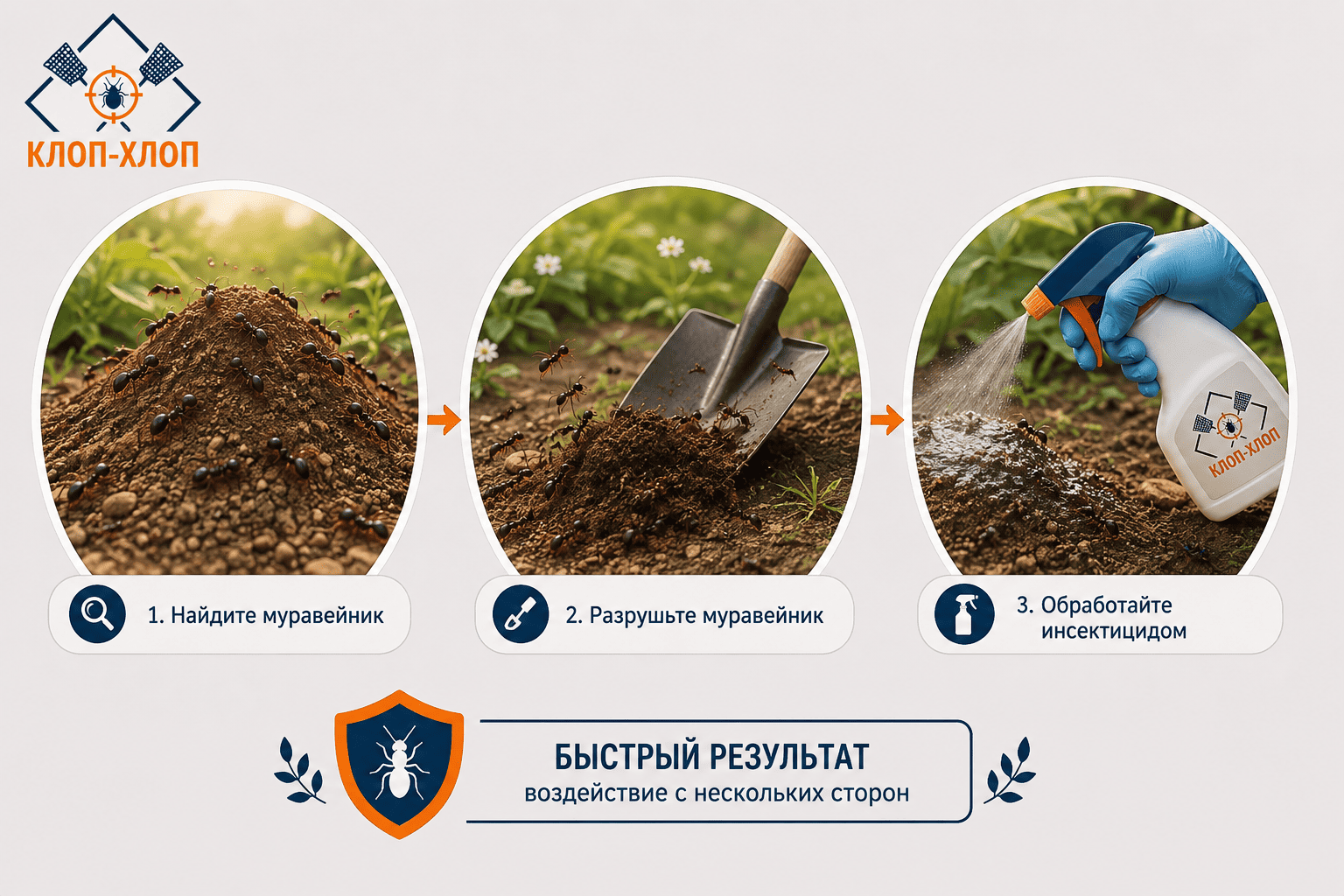 Способы выведения садовых муравьев
